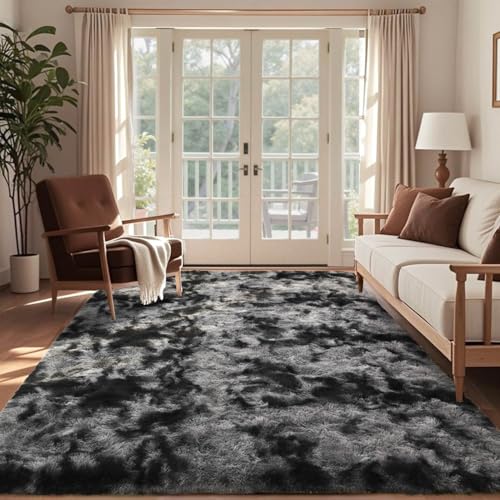 6x9 Ft Large Shag Rugs for Living Room Decor, Tie-Dyed Ultra Soft Fluffy Furry Area Rugs for Bedroom Indoor Floor, Aesthetic Carpet for Kids Home... 6x9 Ft Large Shag Rugs for Living Room Decor, Tie-Dyed Ultra Soft Fluffy Furry Area Rugs for Bedroom Indoor Floor, Aesthetic Carpet for Kids Home...
