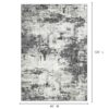 8x10 Area Rugs for Living Room: Abstract Washable Rug with Anti-Slip Backing Non-Shedding Stain-Resistant Soft Modern Large Carpet for Bedroom...