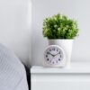 Acctim Jefferson Non Ticking Analogue Alarm Clock