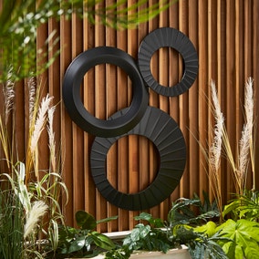 Amazonica Circles Indoor Outdoor Metal Wall Art