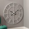 Antique Metal Skeleton Wall Clock