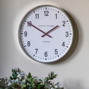 Cedar & Sage Cambridge Round Wall Clock Cedar & Sage Cambridge Round Wall Clock
