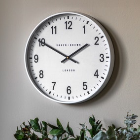 Cedar & Sage Cambridge Round Wall Clock