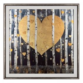 Cedar & Sage Heartwood Framed Print