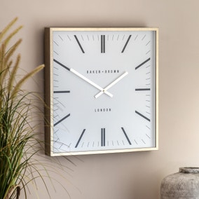 Cedar & Sage Penhurst Square Wall Clock Cedar & Sage Penhurst Square Wall Clock