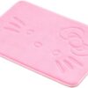 Cute Cartoon Pink Area Rugs for Bedroom Living Room Bathroom Rugs Bath Mat Door Mat Super Soft Memory Foam Design Non Slip and Absorbent 15.75 x...