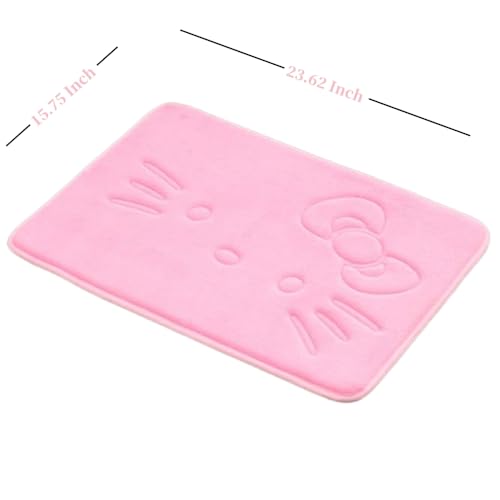 Cute Cartoon Pink Area Rugs for Bedroom Living Room Bathroom Rugs Bath Mat Door Mat Super Soft Memory Foam Design Non Slip and Absorbent 15.75 x... Cute Cartoon Pink Area Rugs for Bedroom Living Room Bathroom Rugs Bath Mat Door Mat Super Soft Memory Foam Design Non Slip and Absorbent 15.75 x...