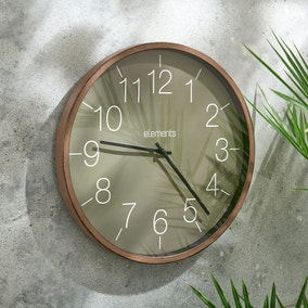 Elements Indoor Outdoor Wall Clock