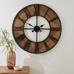 Fulton Industrial Skeleton Wall Clock Fulton Industrial Skeleton Wall Clock