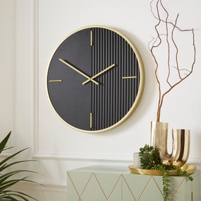 Georgi Ribbed Wall Clock Georgi Ribbed Wall Clock