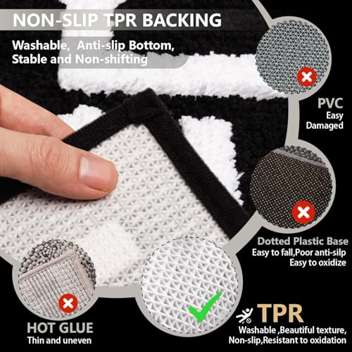 Get Naked Bath Mat Cute Bathroom Rugs 16" x 24" Non Slip Absorbent Black Bath Rug for Bathroom Floor and Shower Funny Decor for Apartment, Machine... Get Naked Bath Mat Cute Bathroom Rugs 16" x 24" Non Slip Absorbent Black Bath Rug for Bathroom Floor and Shower Funny Decor for Apartment, Machine...