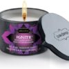KAMA SUTRA Ignite Massage Candle - Coconut Oil and Soy Based - Island Passion Berry, 6 oz Candle Melts into a Warm Massage Oil, Couples Massage,...