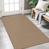 KOZYFLY Boho Rugs for Entryway 3x5 ft Washable Area Rug Non Slip Rubber Backed Entry Rug Woven Indoor Door Mat Cotton Kitchen Rugs Floor Carpet for...