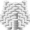 L'ner Tea Light Candles – Set of 100 Unscented Tea Lights – Burns Aprx. 3.5 Hour – Party & Ambience Candles – Restaurant Decorations