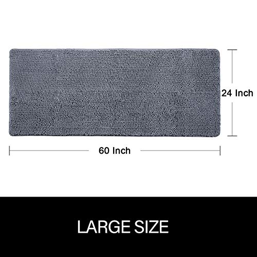 LOCHAS Luxury Bathroom Rug Shaggy Bath Mat 24 x 60 Inch, Washable Non Slip Bath Rugs for Bathroom Shower, Soft Plush Chenille Absorbent Carpets... LOCHAS Luxury Bathroom Rug Shaggy Bath Mat 24 x 60 Inch, Washable Non Slip Bath Rugs for Bathroom Shower, Soft Plush Chenille Absorbent Carpets...