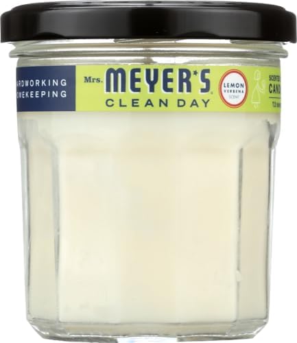 MRS. MEYER'S CLEAN DAY Lemon Verbena Soy Candle, Garden-Inspired Aromatherapy Homekeeping, 35 Hour Burn Time, Made with Essential Oils, 7.2 oz... MRS. MEYER'S CLEAN DAY Lemon Verbena Soy Candle, Garden-Inspired Aromatherapy Homekeeping, 35 Hour Burn Time, Made with Essential Oils, 7.2 oz...