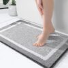 OLANLY Bathroom Rugs 24x16, Extra Soft and Absorbent Microfiber Bath Mat, Non-Slip, Machine Washable, Quick Dry Shaggy Bath Carpet, Suitable for...