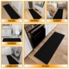 Ottomanson Hallway Runner Rug 2'2" x 6' Non Slip Solid Area Rugs Easy to Clean Laundry Rug Runner Durable & Pet Friendly Floor Carpet Runners for...