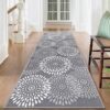 StepRite Runner Rug 2 x 6 ft, Washable Rugs, Hallway Runner Rugs, Kitchen Runner Rug Non Slip, Soft Runner with Rubber Backing for Kitchen,...