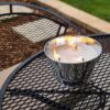 TIKI Citronella Candle 28-Ounce – Triple Wick Metal Bucket with Lid (Silver) – Long-Lasting Outdoor Candle for Patio, Deck, Garden, Backyard & Camping