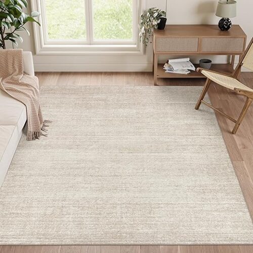 Valenrug Washable Rugs 5x7 - Stain Resistant 5x7 Area Rugs for Living Room, Non Slip Backing Printed Rugs for Bedroom, Folable Machine Washable...