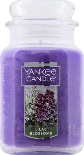 Yankee Candle Lilac Blossoms Scented Classic 22oz Large Jar Single Wick Candle Over 110 Hours of Burn Time Perfect for Gifting Gatherings and... Yankee Candle Lilac Blossoms Scented Classic 22oz Large Jar Single Wick Candle Over 110 Hours of Burn Time Perfect for Gifting Gatherings and...