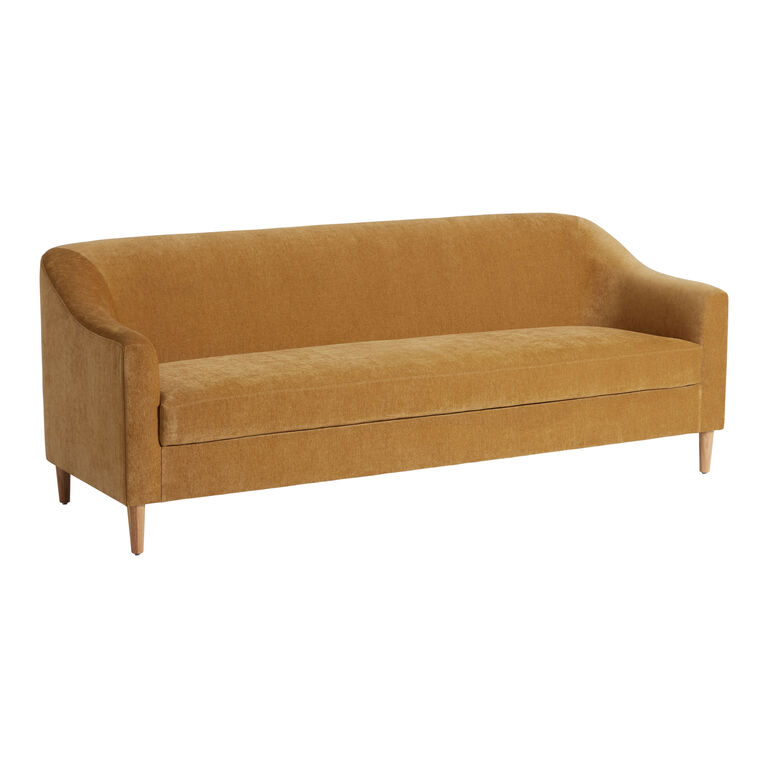 Sacha Chenille Slope Arm Sofa
