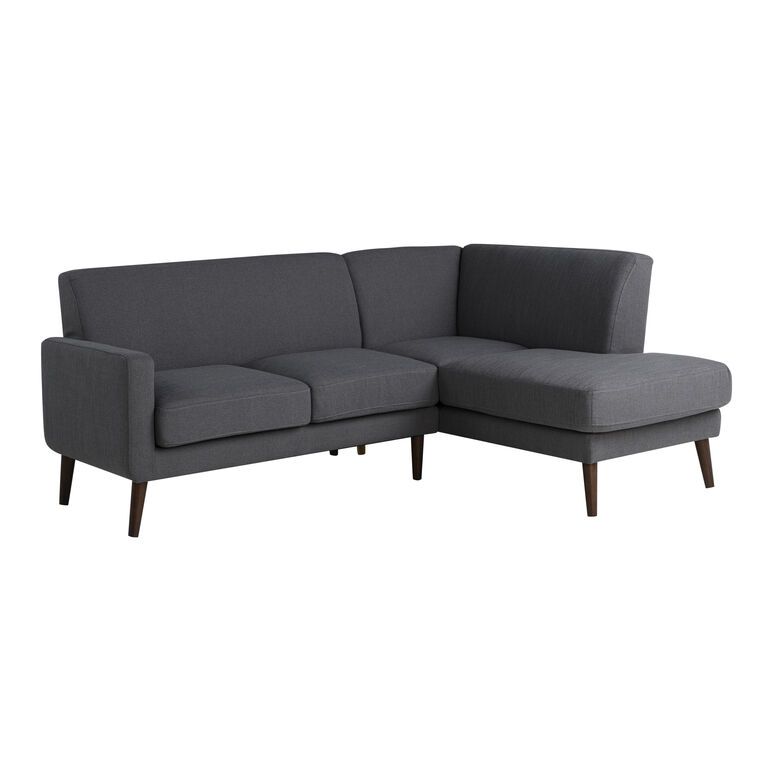 Udall Linen Right Facing Sectional Sofa