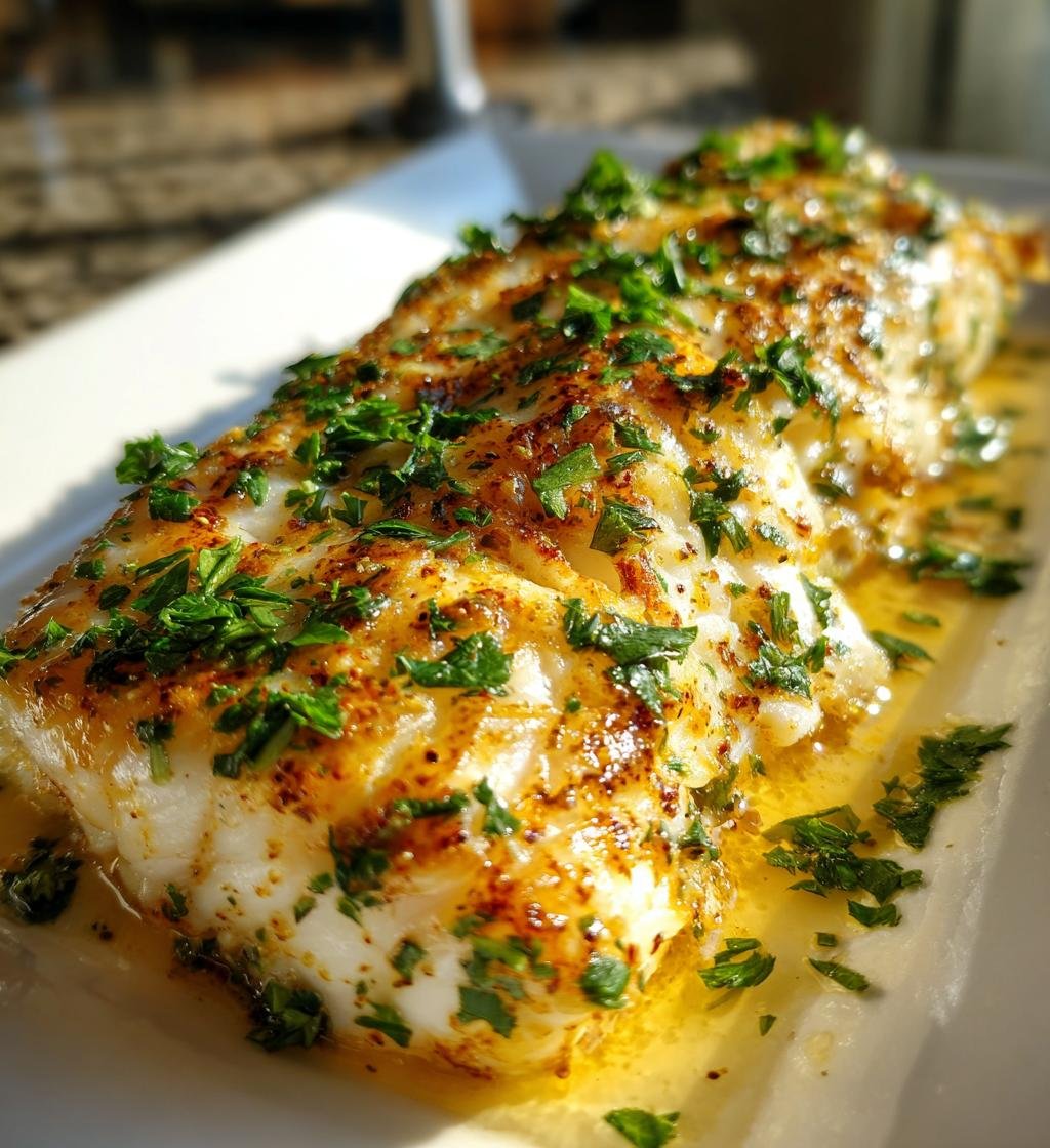 Lemon Garlic Butter Cod Recipe