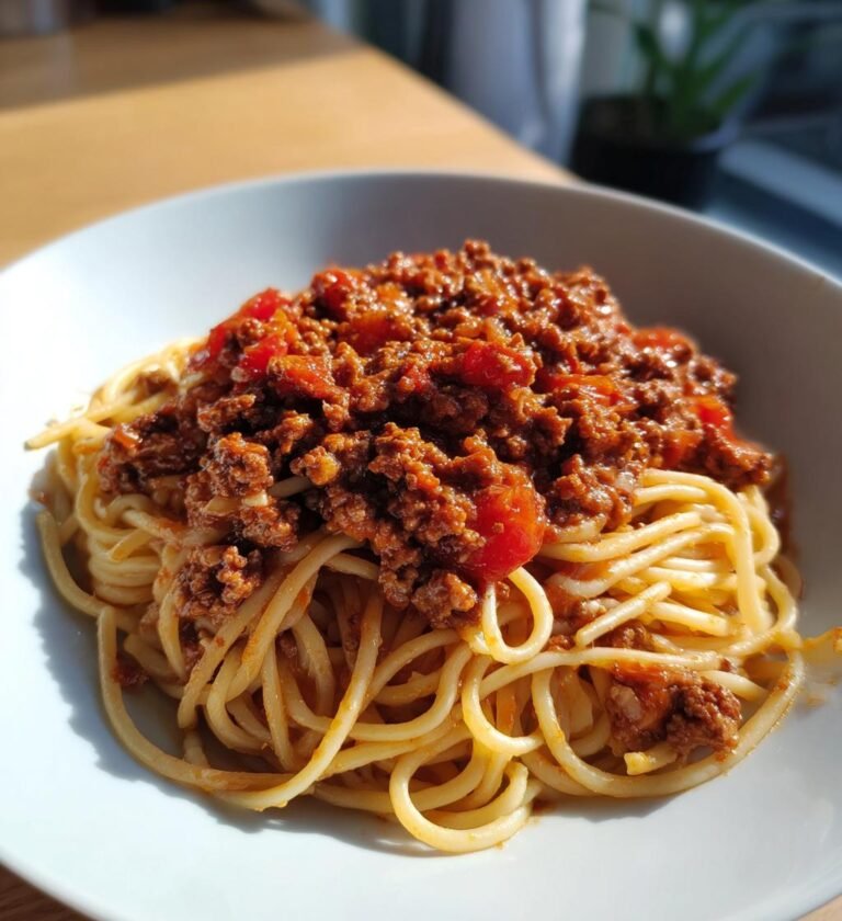 easy spaghetti bolognese recipe