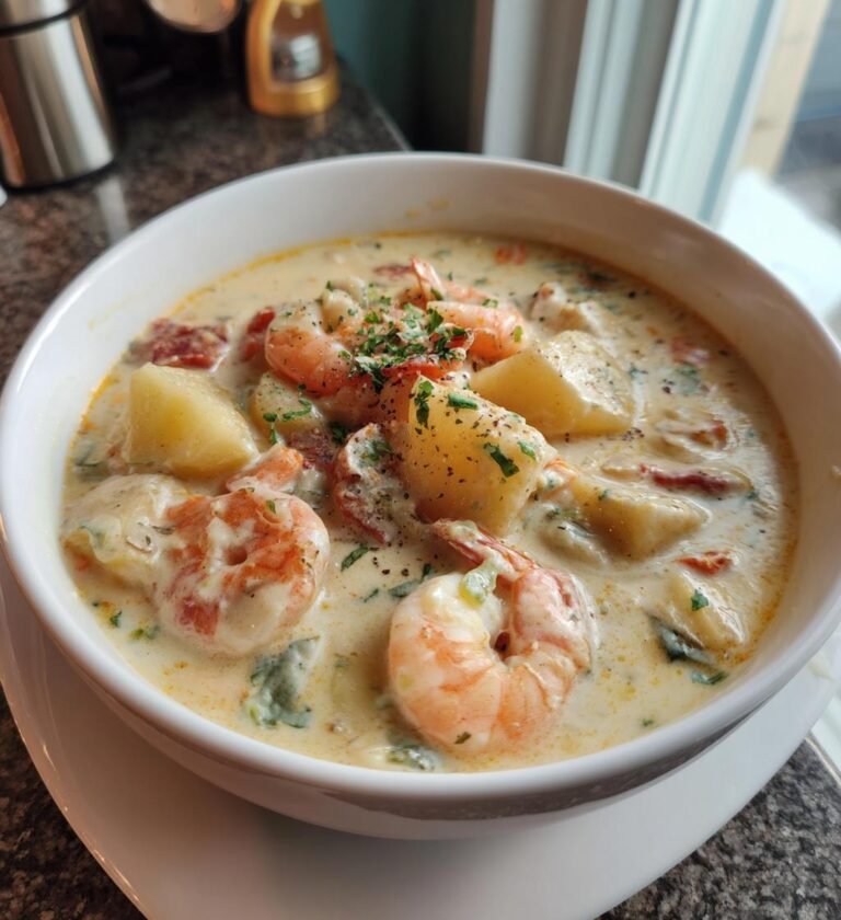 creamy seafood chowder recipe