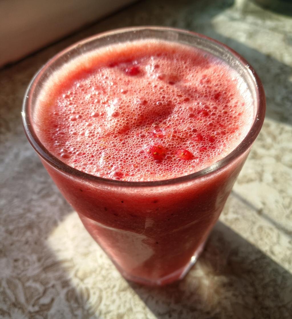 Strawberry Banana Smoothie Recipe | Easy and Delicious Refreshment - step by step