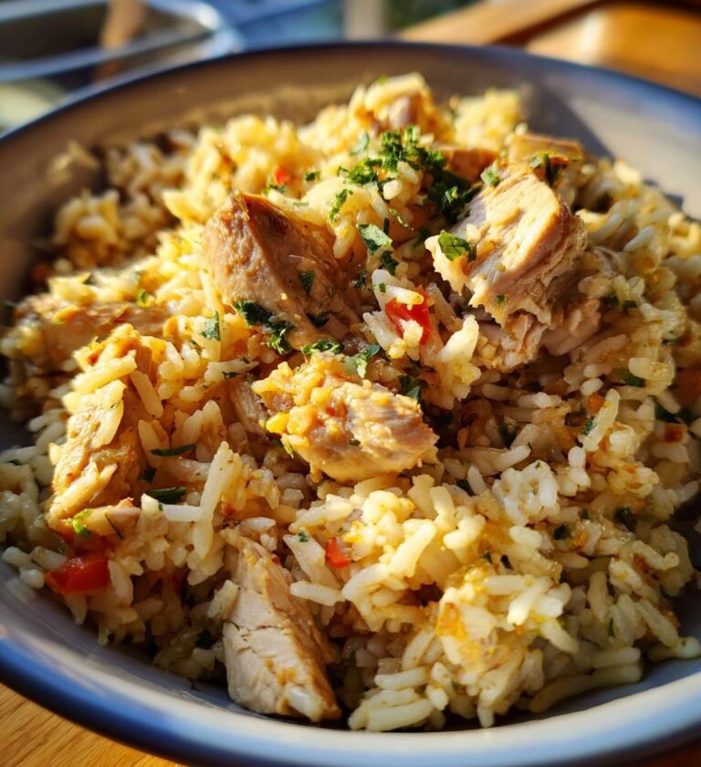 slow cooker chicken and rice