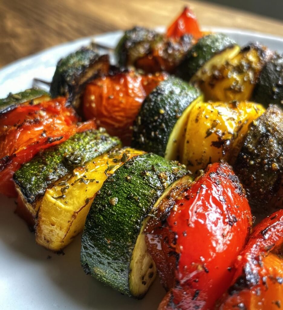grilled vegetable skewers recipe