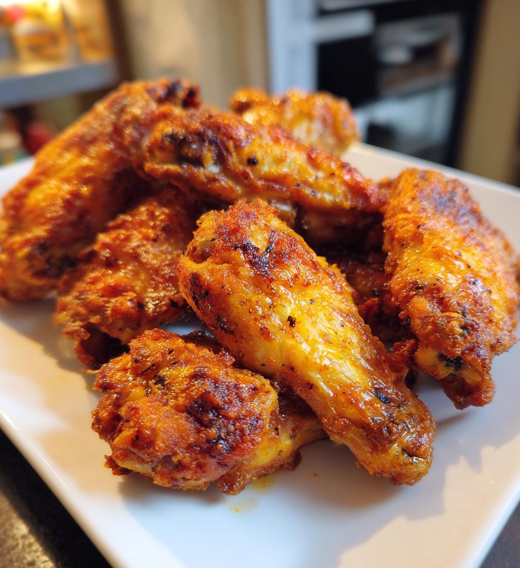 Crispy Air Fryer Chicken Wings - Easy and Deliciously Juicy Recipe