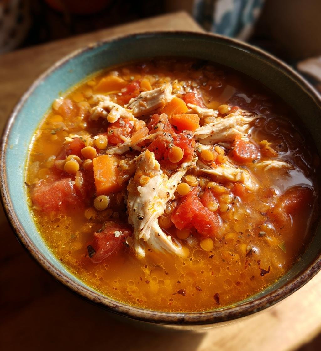 Slow Cooker Chicken and Lentil Soup: Delicious, Easy Comfort Food - step by step