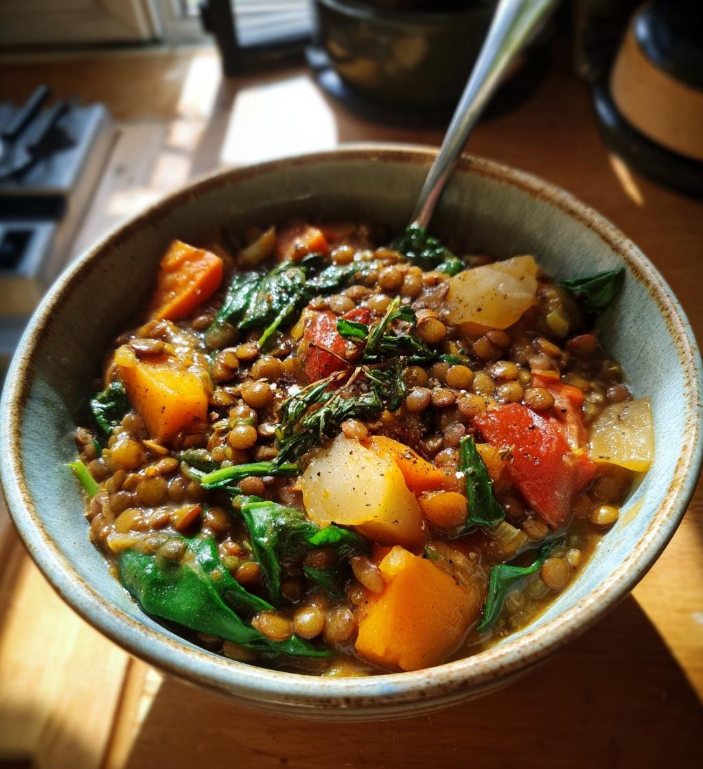 Lentil and Vegetable Stew Recipe - Easy and Delicious Comfort Food - step by step