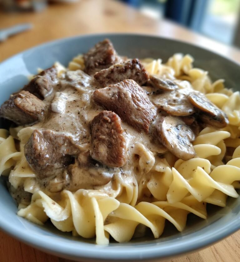 easy beef stroganoff recipe