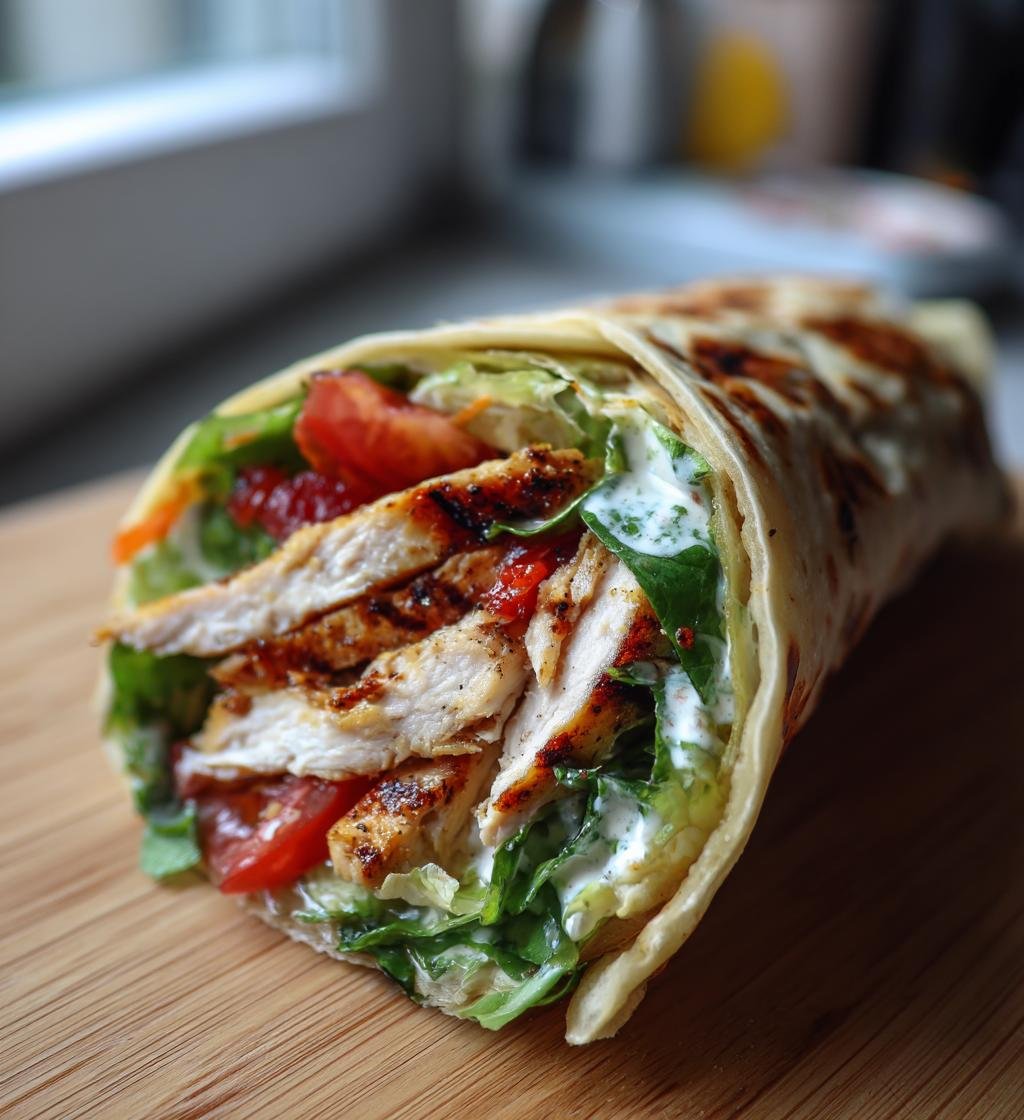 Grilled Chicken Wrap Recipe Easy – Juicy & Delicious in Minutes! - step by step
