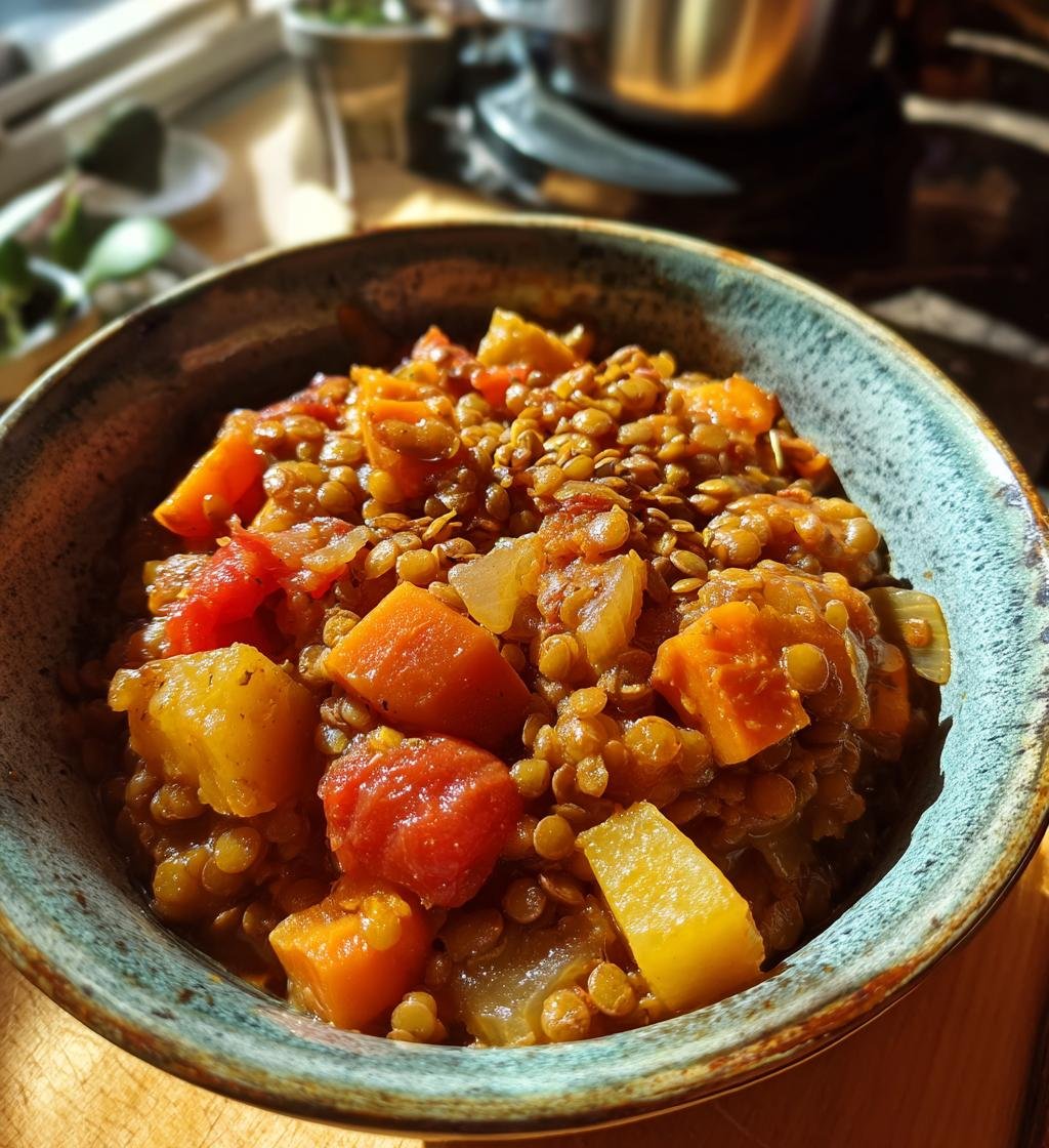 Lentil and Vegetable Stew Recipe - Easy and Delicious Comfort Food