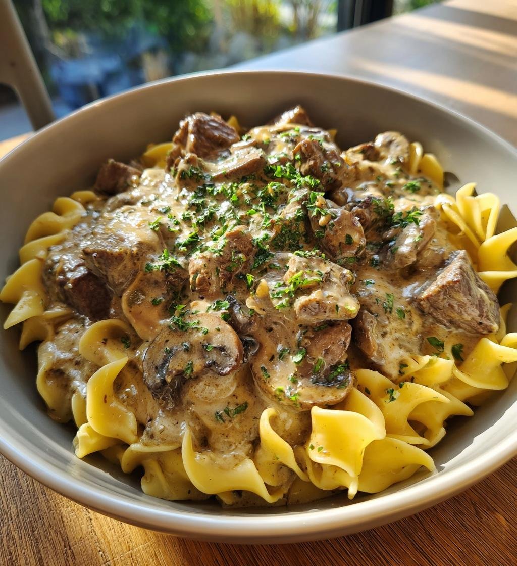 Easy Beef Stroganoff Recipe: Creamy and Delicious Comfort Food - step by step