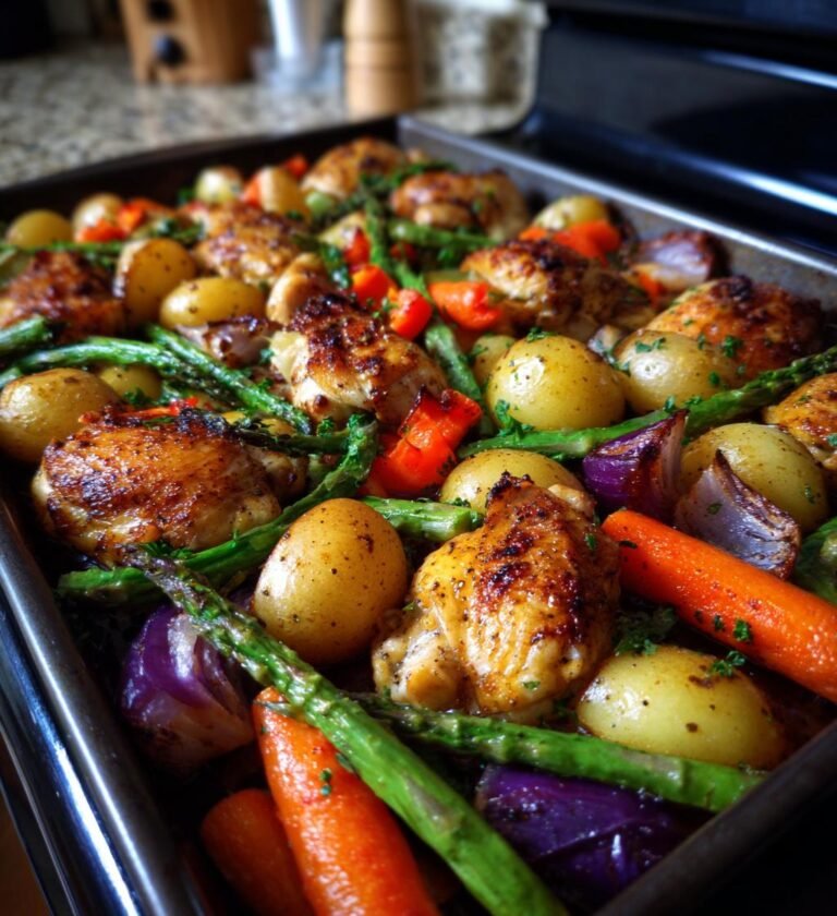 easy sheet pan dinner recipe