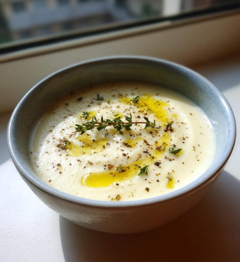 creamy roasted garlic soup recipe