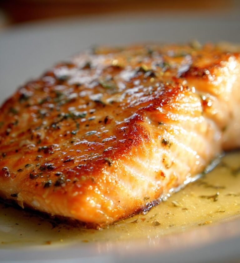 creamy lemon butter salmon