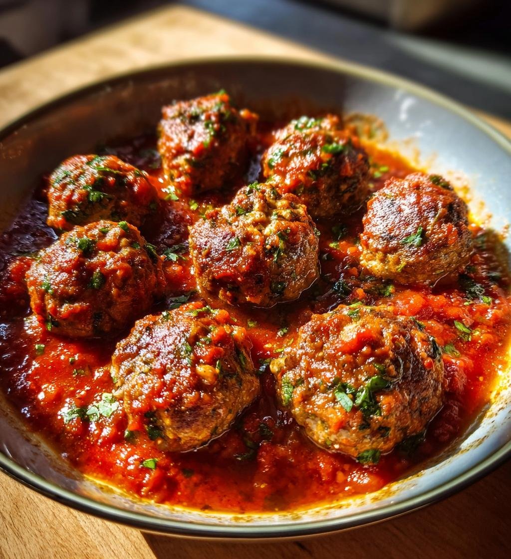 Baked Meatballs in Tomato Sauce – Juicy Homemade Delight - step by step