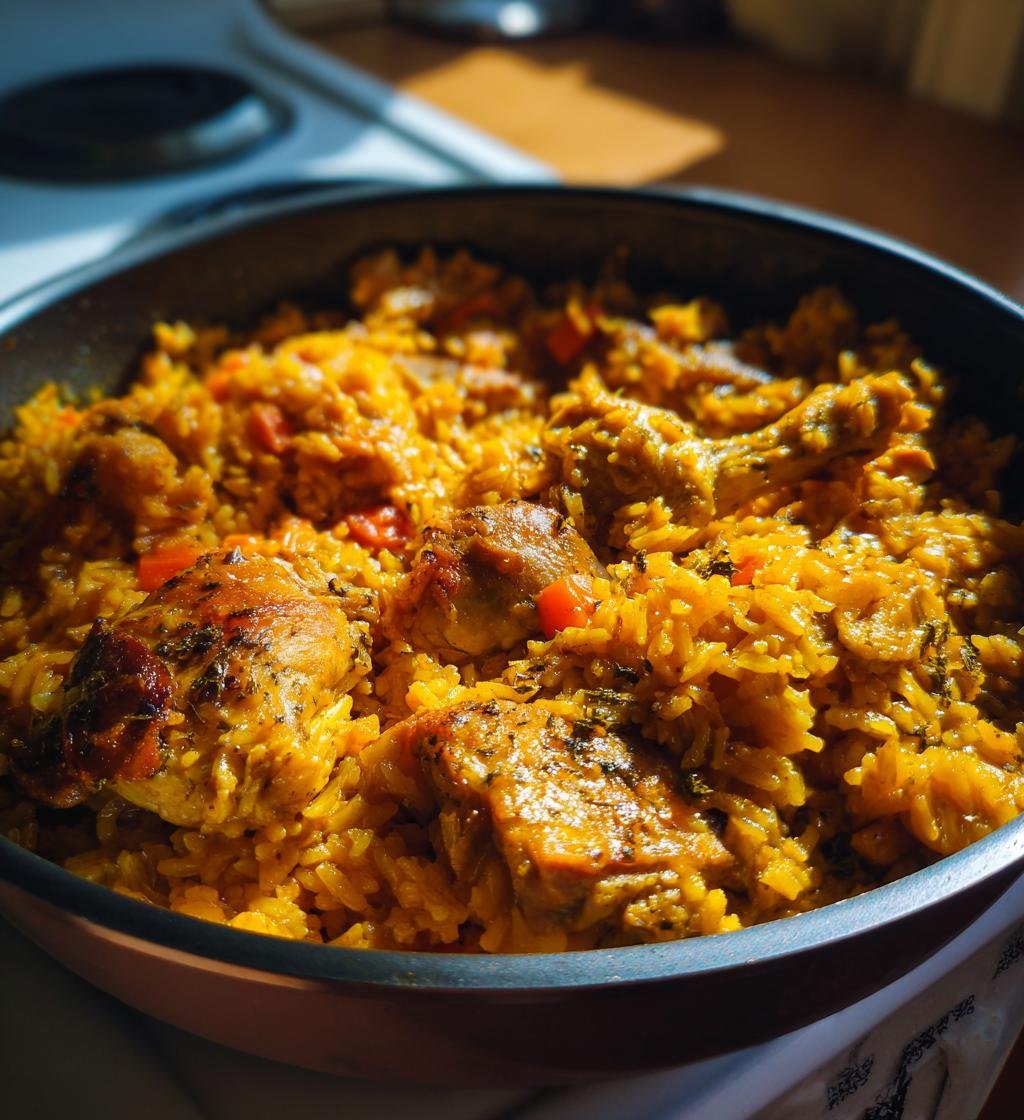 One Pot Chicken and Rice Recipe: Easy, Juicy, and Delicious! - step by step