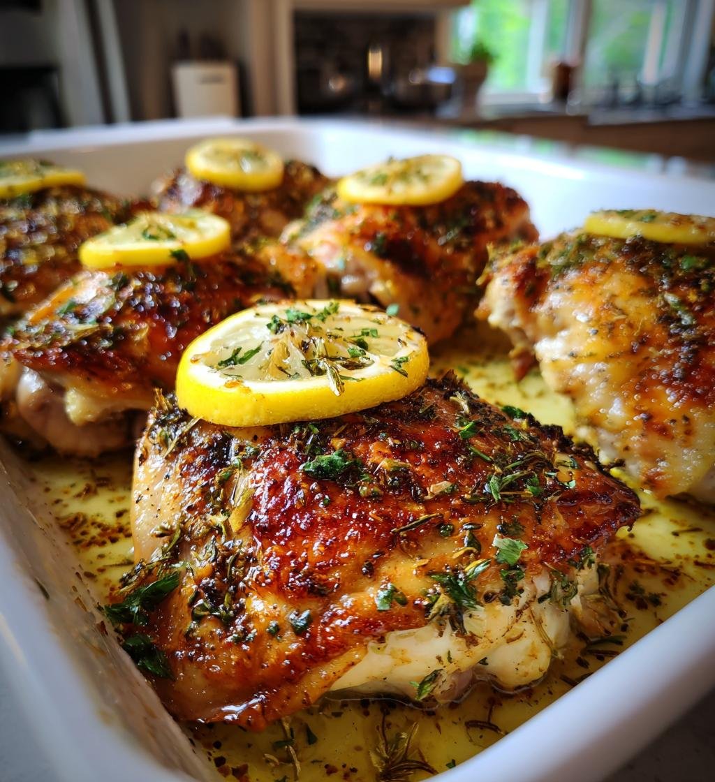 Baked Chicken with Lemon and Herbs: Juicy & Delicious Recipe