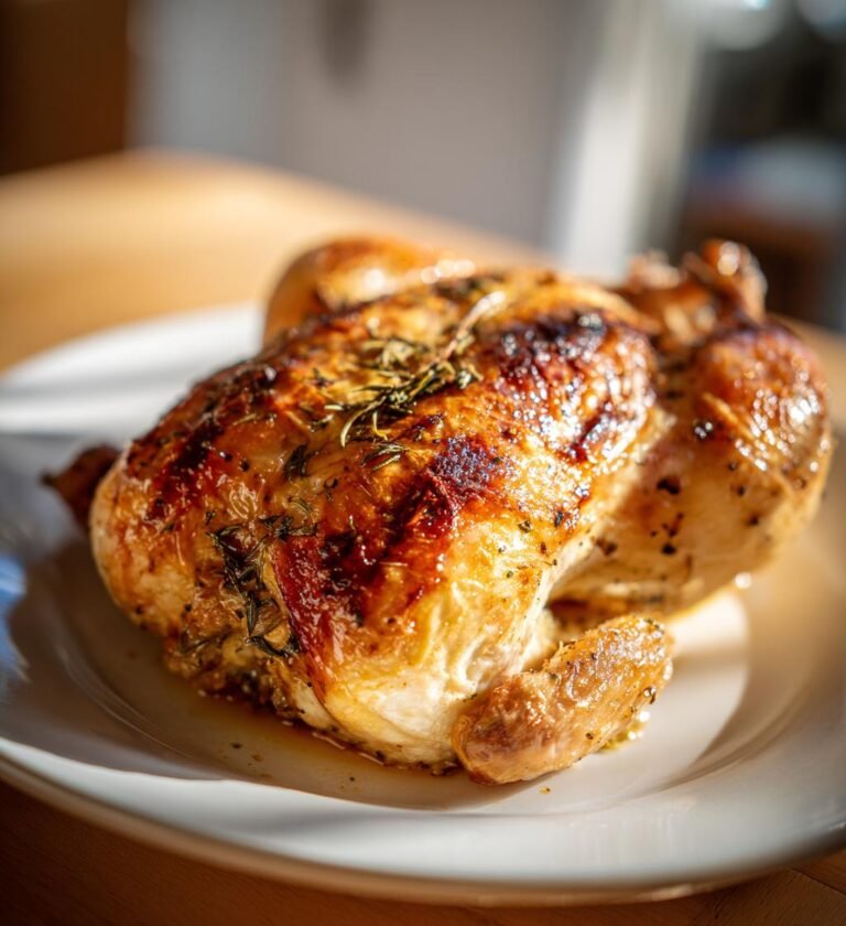 baked whole chicken recipe easy
