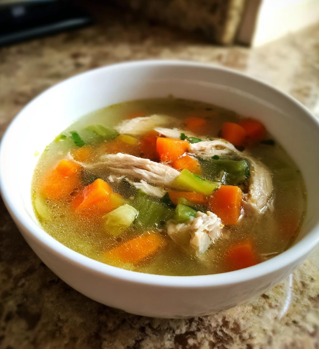 Chicken and Vegetable Soup - A Quick and Delicious Comfort Dish
