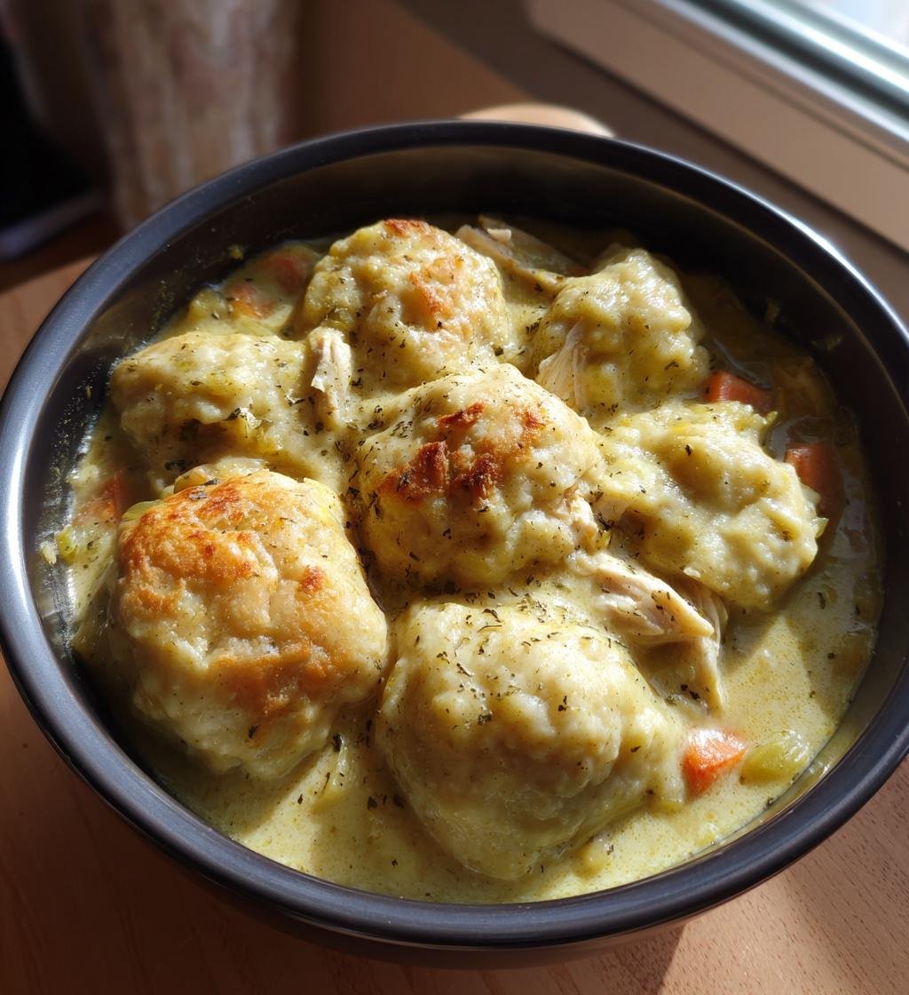 slow cooker chicken and dumplings